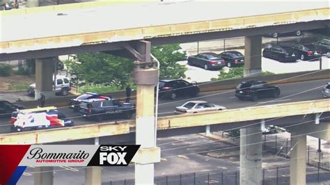 Pursuit ends on I-64 in Downtown St. Louis; officer hurt, suspect arrested